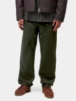 Double Knee Olive Rinsed Pants