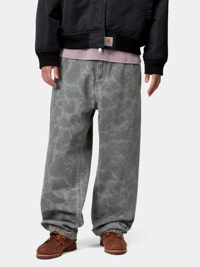 Duck Landon Camo Black Heavy Bleached Jeans