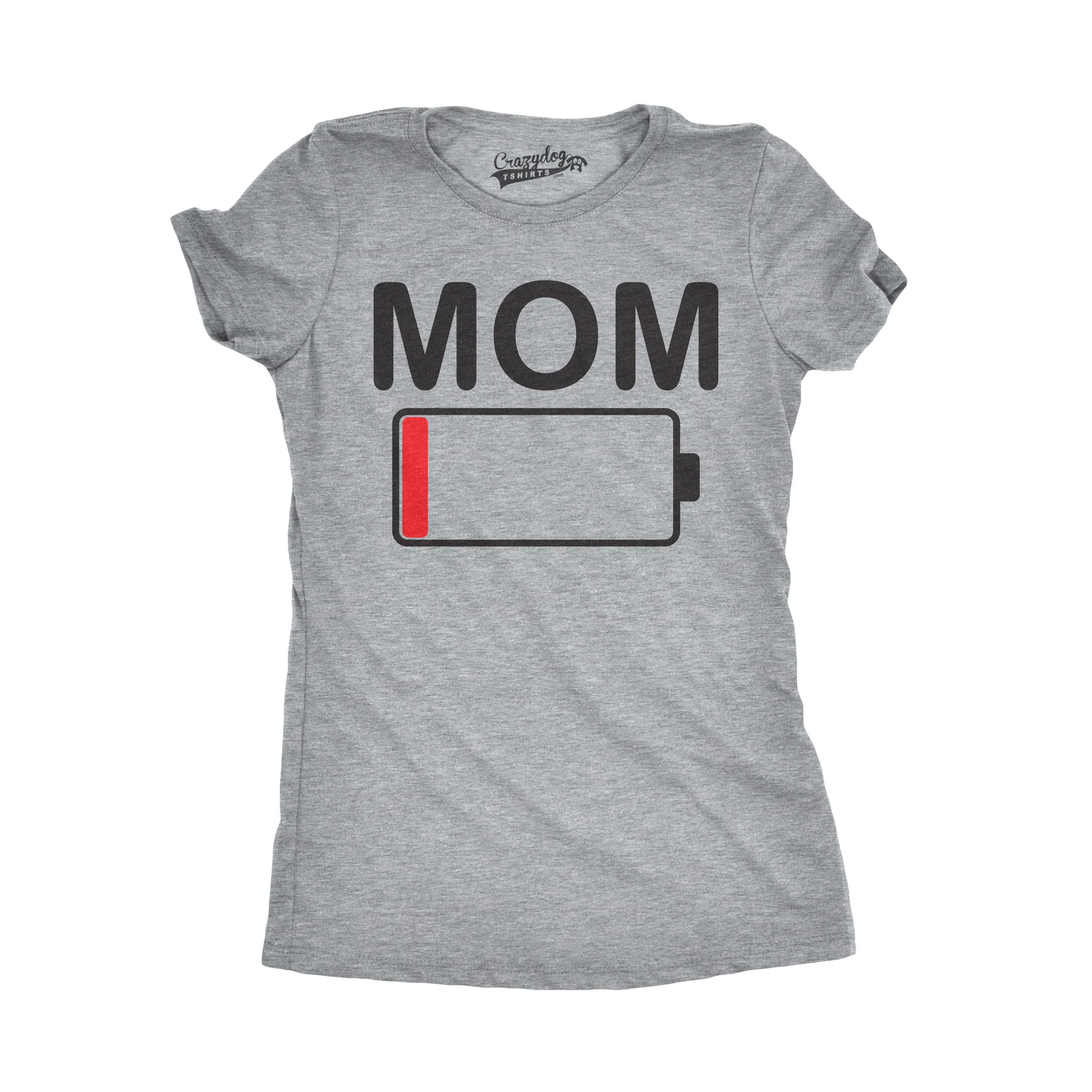 Mom-Battery-Low-Womens-T-Shirt-1