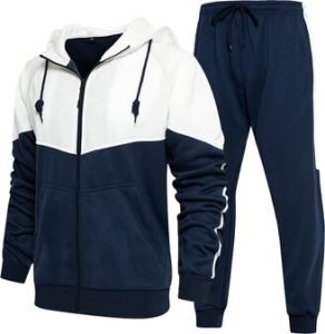 Sportwear Tracksuit for Men in blue/white