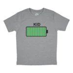 Kid Battery Fully Charged Youth T Shirt